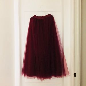 Tulle skirt